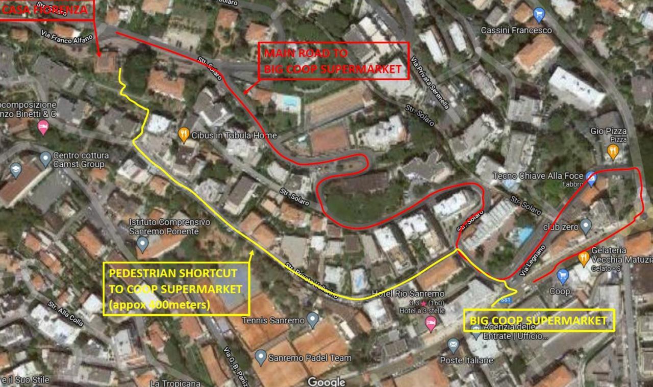 Casa Fiorenza Parcheggio Privato Sanremo Ngoại thất bức ảnh