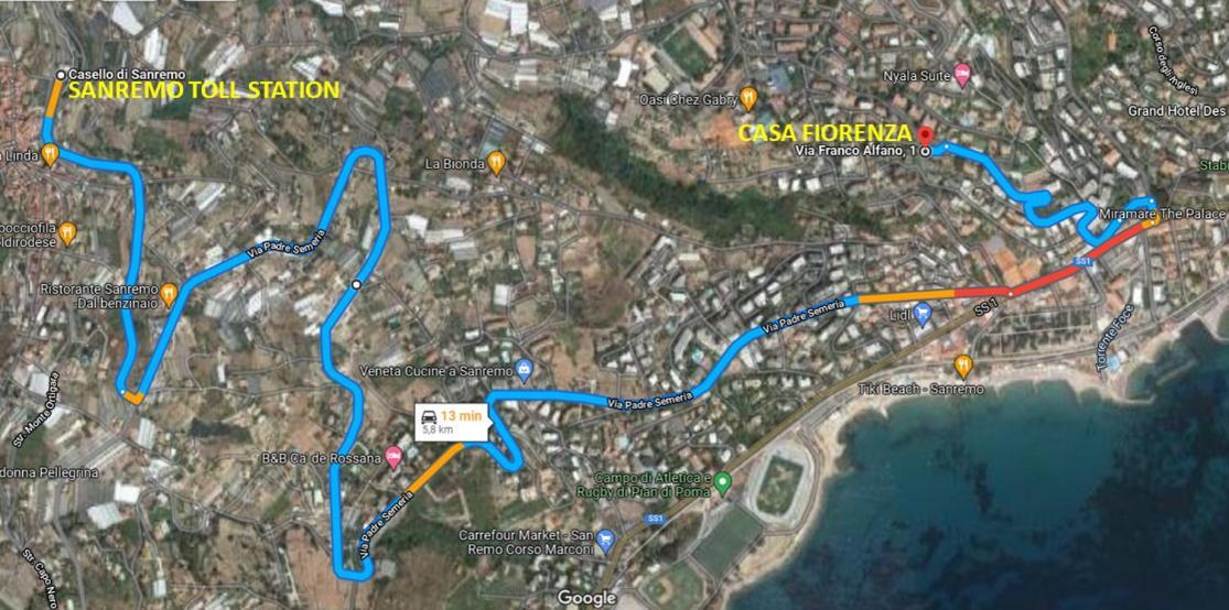 Casa Fiorenza Parcheggio Privato Sanremo Ngoại thất bức ảnh